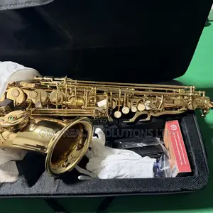 Professional E-Flat Alto Saxophone Set Plus Cordless Microphone