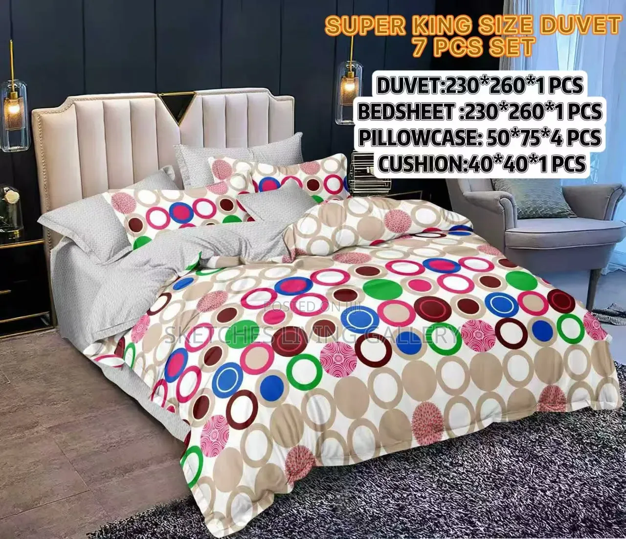 Modern King Size Duvet Set
