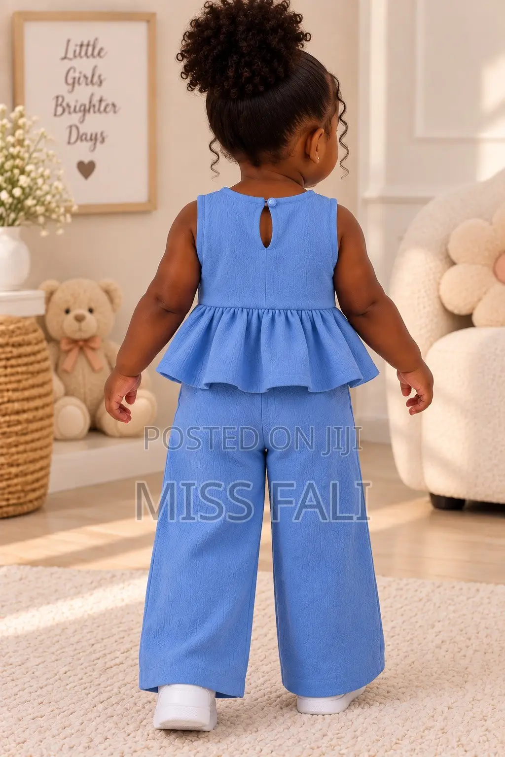 Little Blue Bow Set. 12-18Months