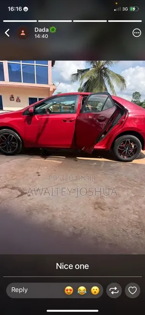 Toyota Corolla 2017 Red