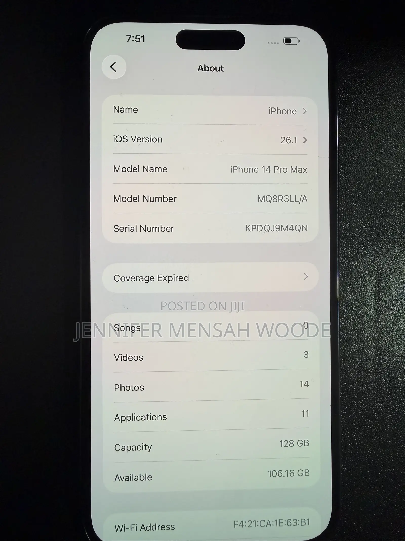 Apple iPhone 14 Pro Max 128 GB Purple