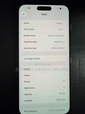 Apple iPhone 14 Pro Max 128 GB Purple
