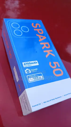 New Tecno Spark 50 128 GB Black