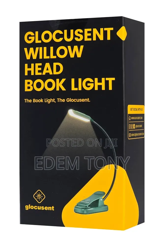 Glocusent Willow Head Book Light