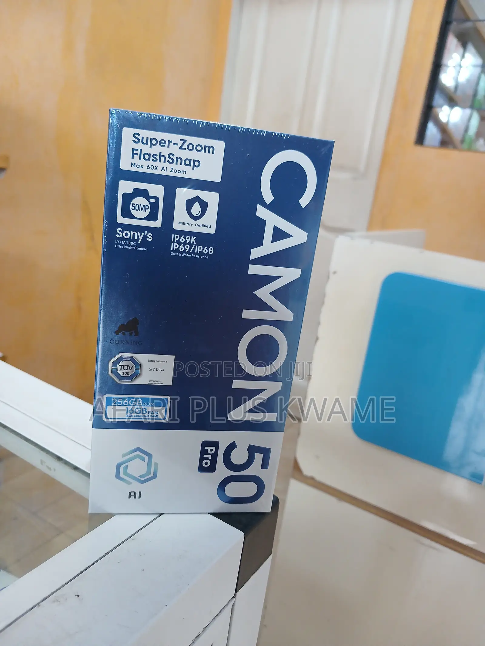 New Tecno Camon 50 Pro 256 GB Blue