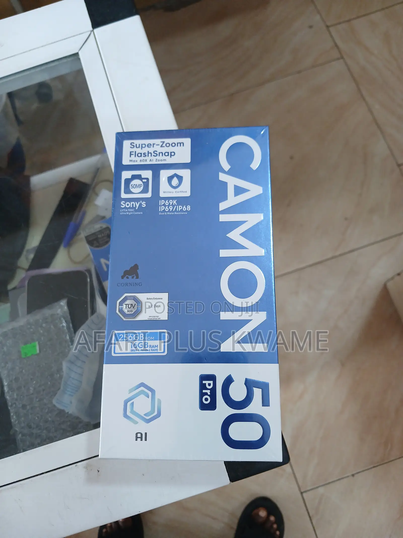New Tecno Camon 50 Pro 256 GB Blue