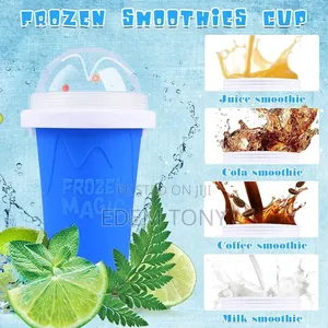 Slushie Cup 2 Pack DIY Slushy Maker Cup Frozen Magic Squeeze Cups