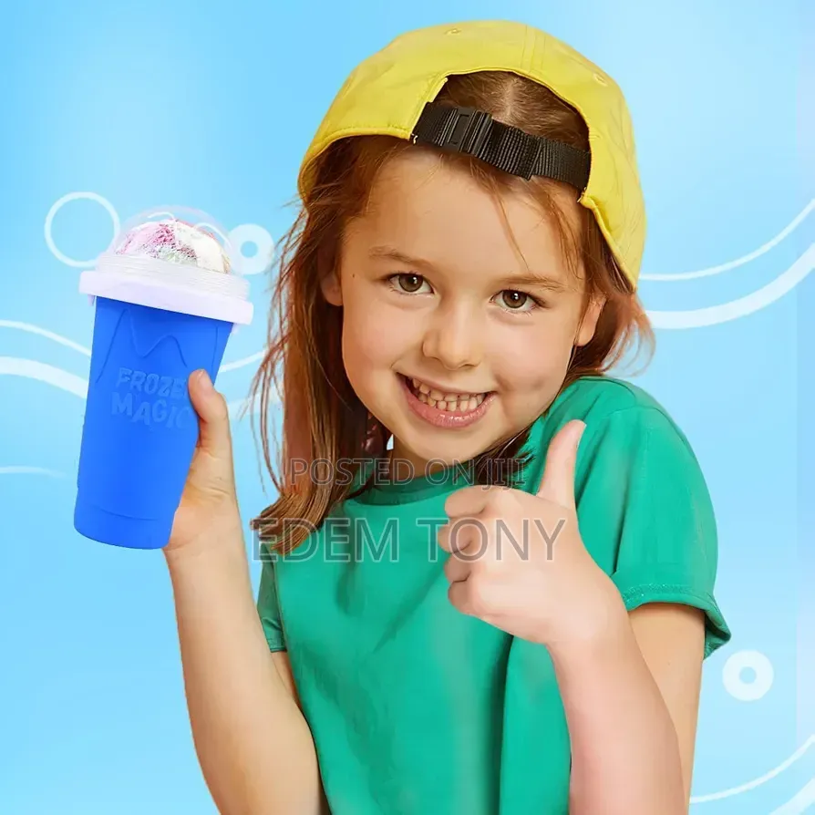 Slushie Cup 2 Pack DIY Slushy Maker Cup Frozen Magic Squeeze Cups