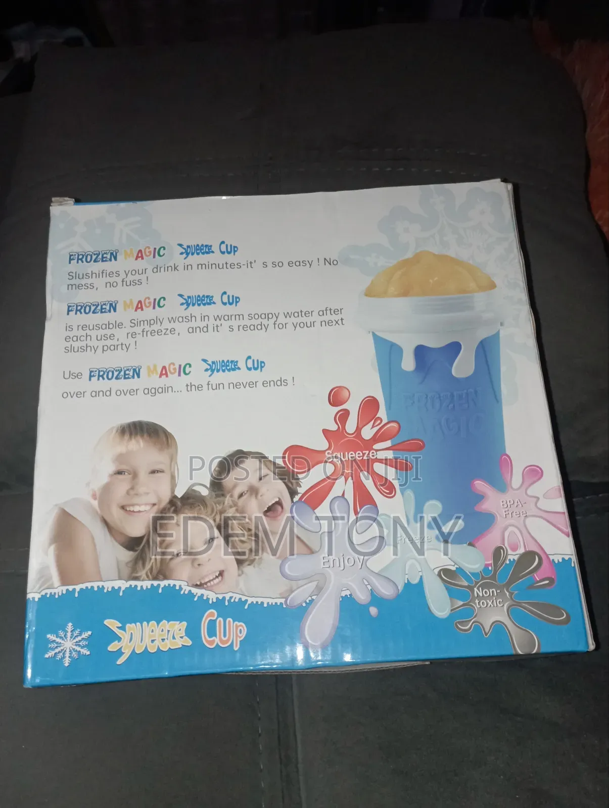 Slushie Cup 2 Pack DIY Slushy Maker Cup Frozen Magic Squeeze Cups