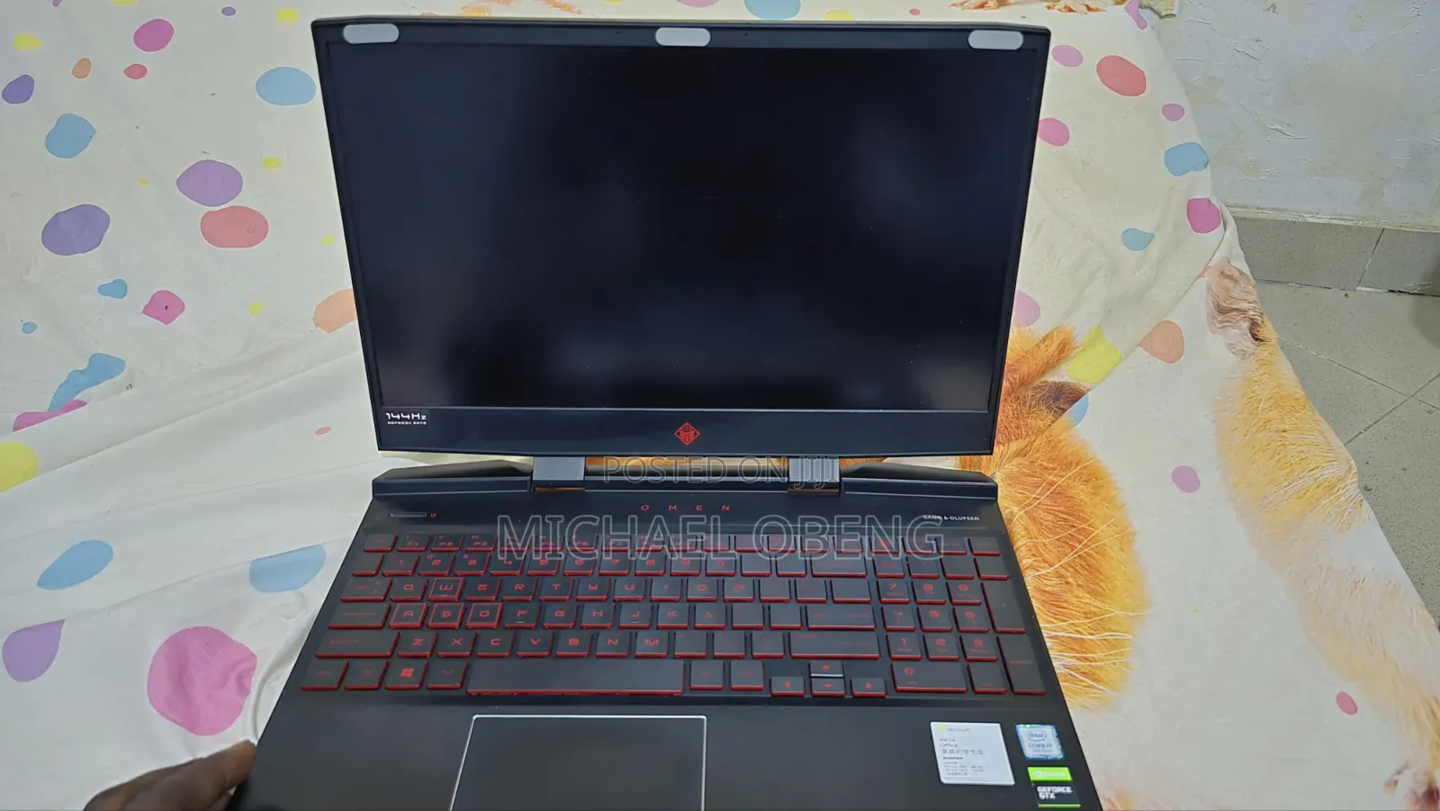 Laptop HP Omen 15-dh002nr 16GB Intel Core i7 SSD 512GB
