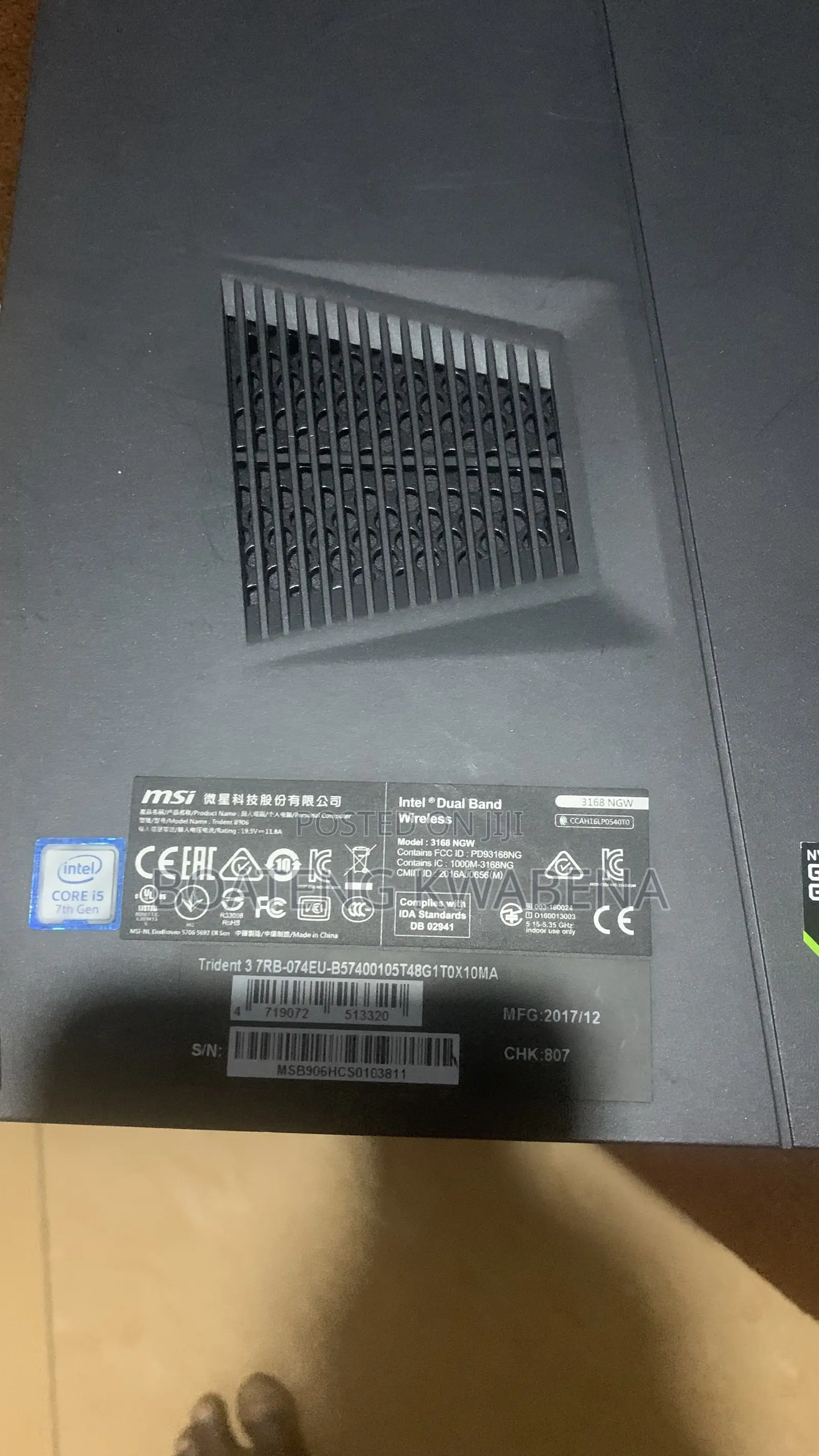 Desktop Computer MSI Trident 3 Arctic 8GB Intel Core i5 HDD+SSD 256GB