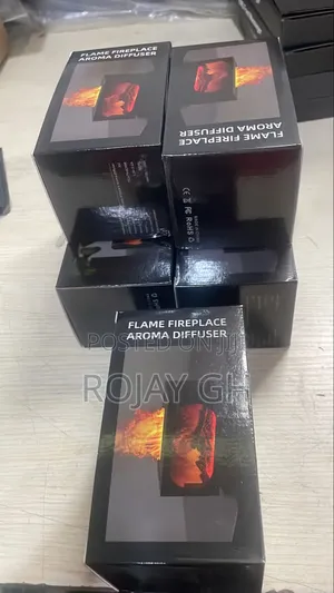 3-in-1 Flame Fireplace Humidifier Aroma Diffuser + FREE AROMA OIL