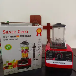 Silver Crest 5500W High-Power Commercial Grade Blender Grinder Set