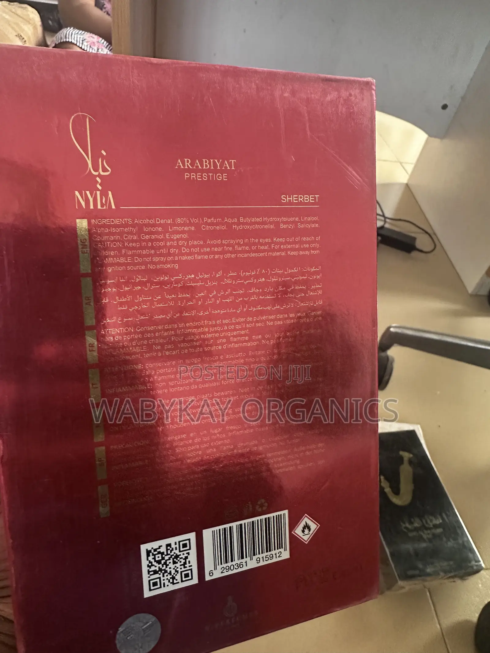 Nyla Arabiyat Gold and Red 100ml Perfumes