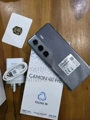 New Tecno Camon 40 Pro 4G 256 GB Graphite