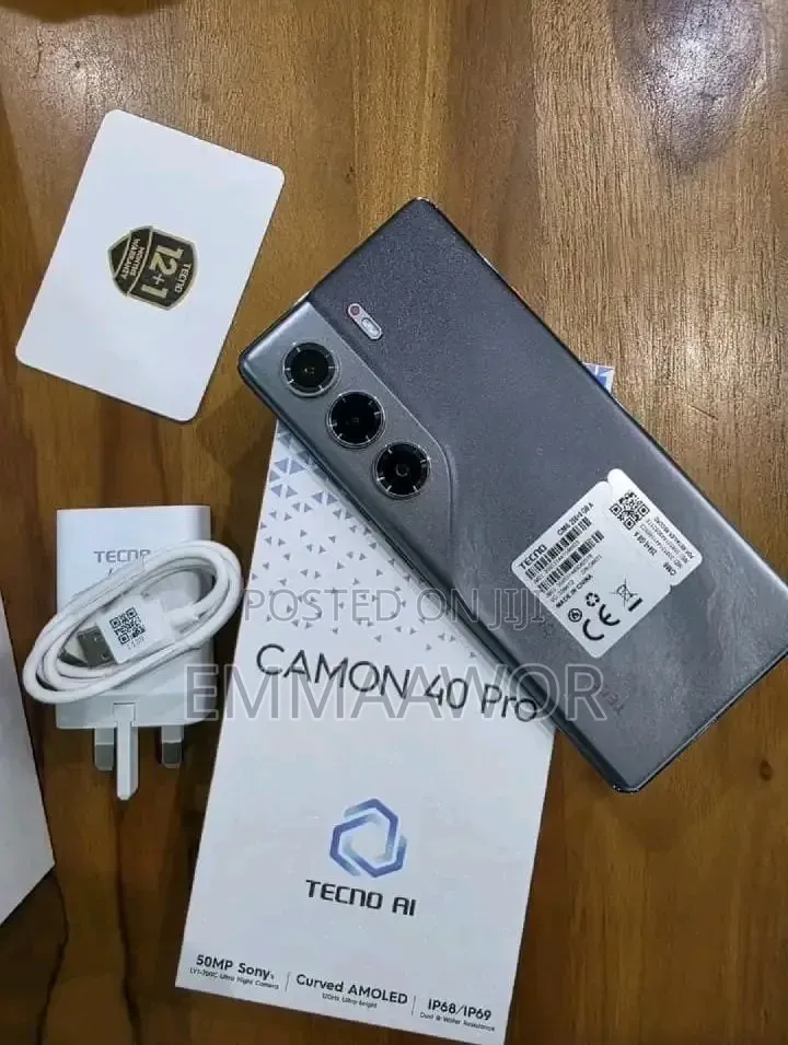 New Tecno Camon 40 Pro 4G 256 GB Graphite
