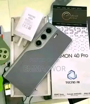 New Tecno Camon 40 Pro 4G 256 GB Graphite
