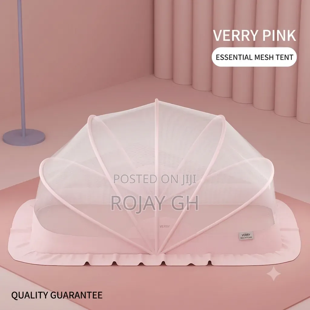 Foldable Baby Mosquito Net - 0-6yrs - PINK