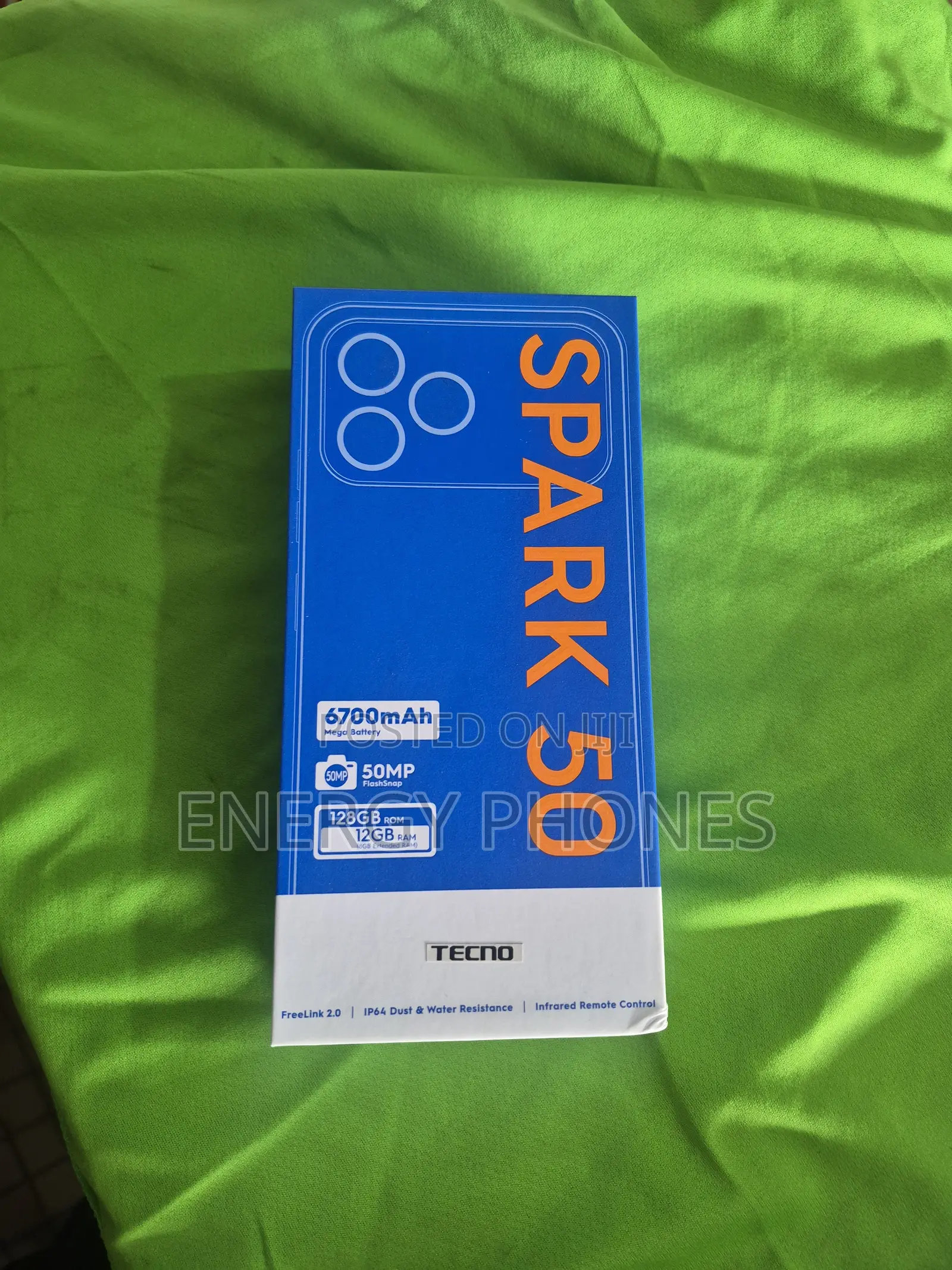 New Tecno Spark 50 128 GB Blue