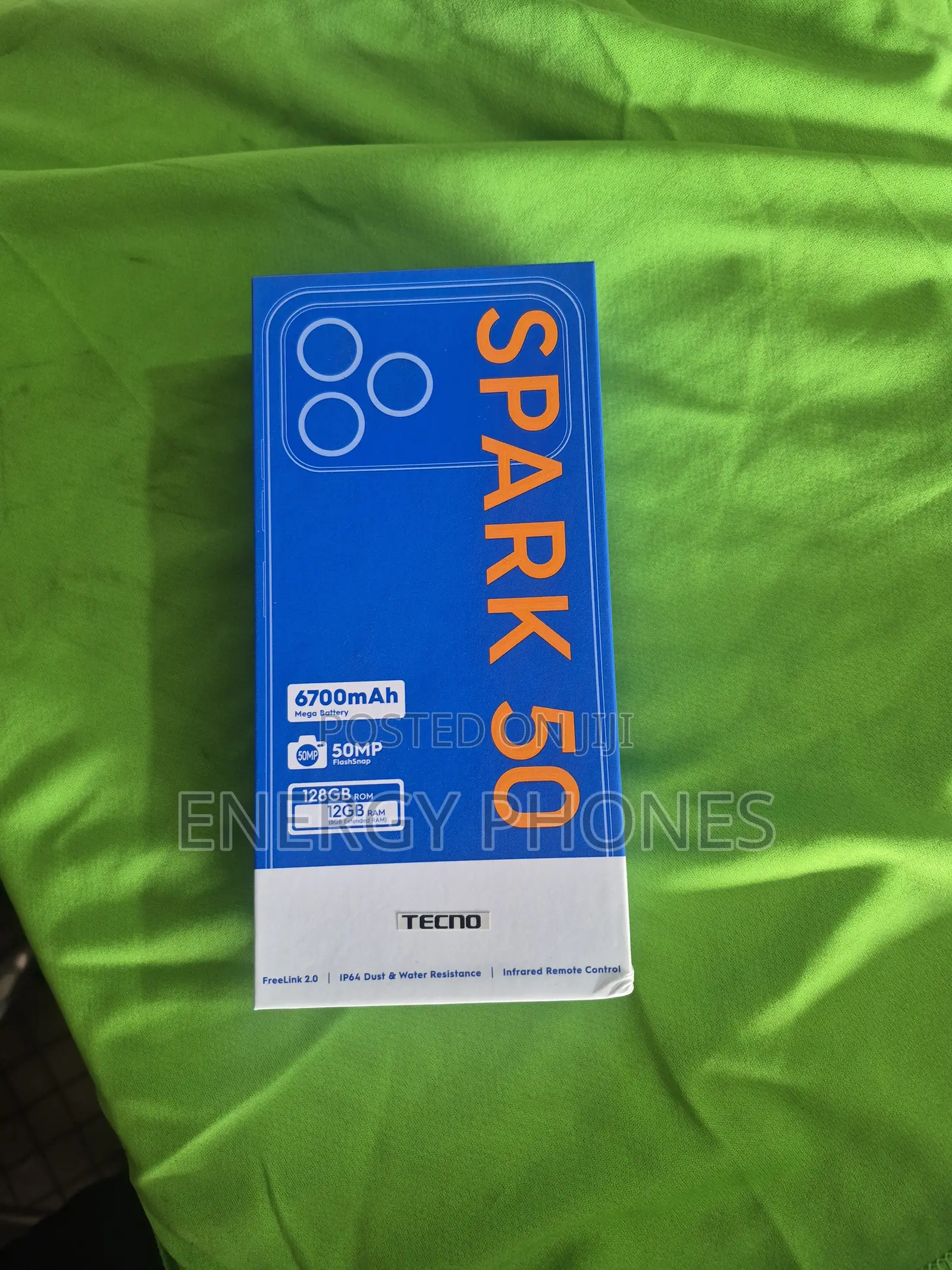 New Tecno Spark 50 128 GB Blue
