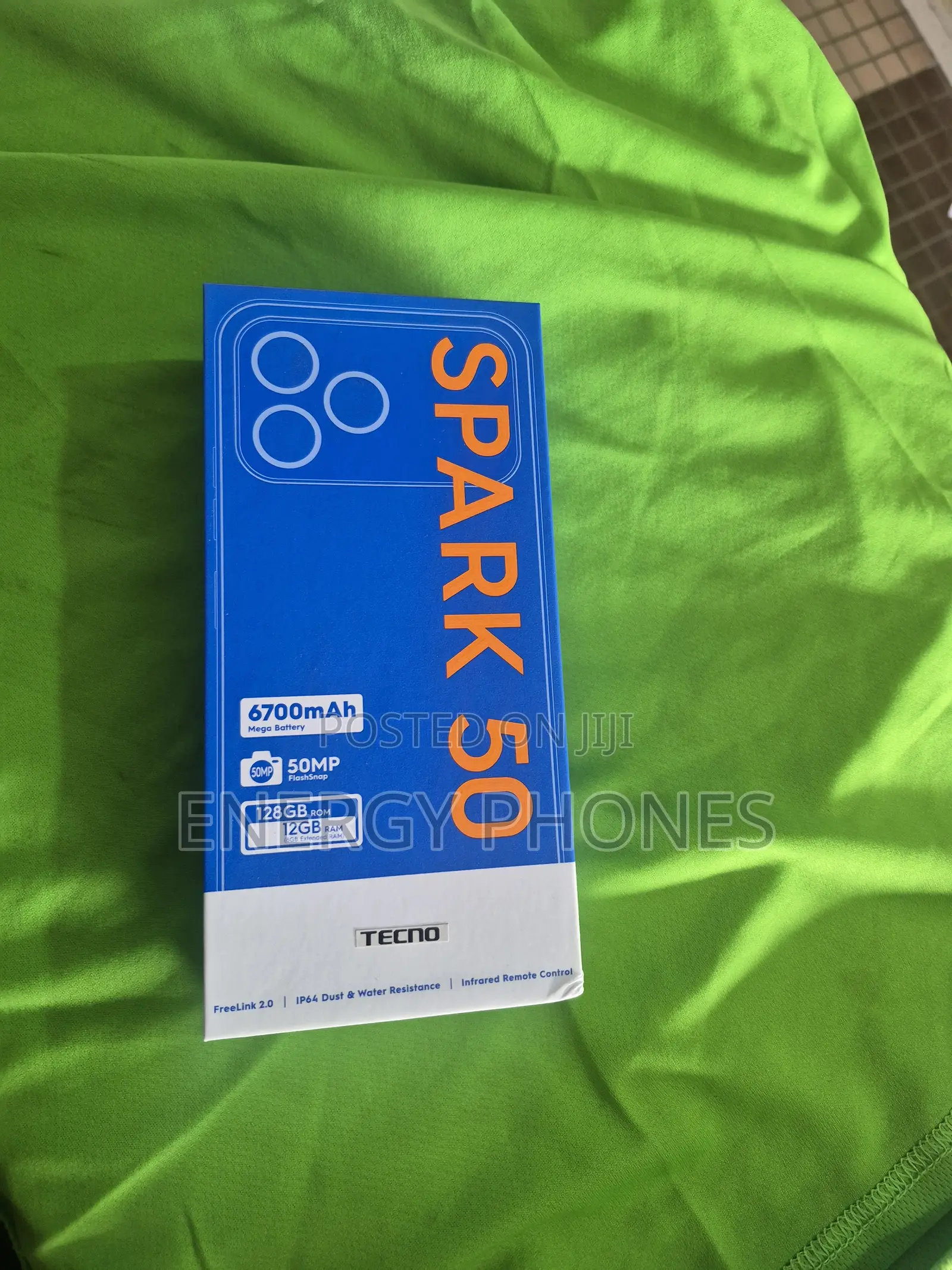 New Tecno Spark 50 128 GB Blue