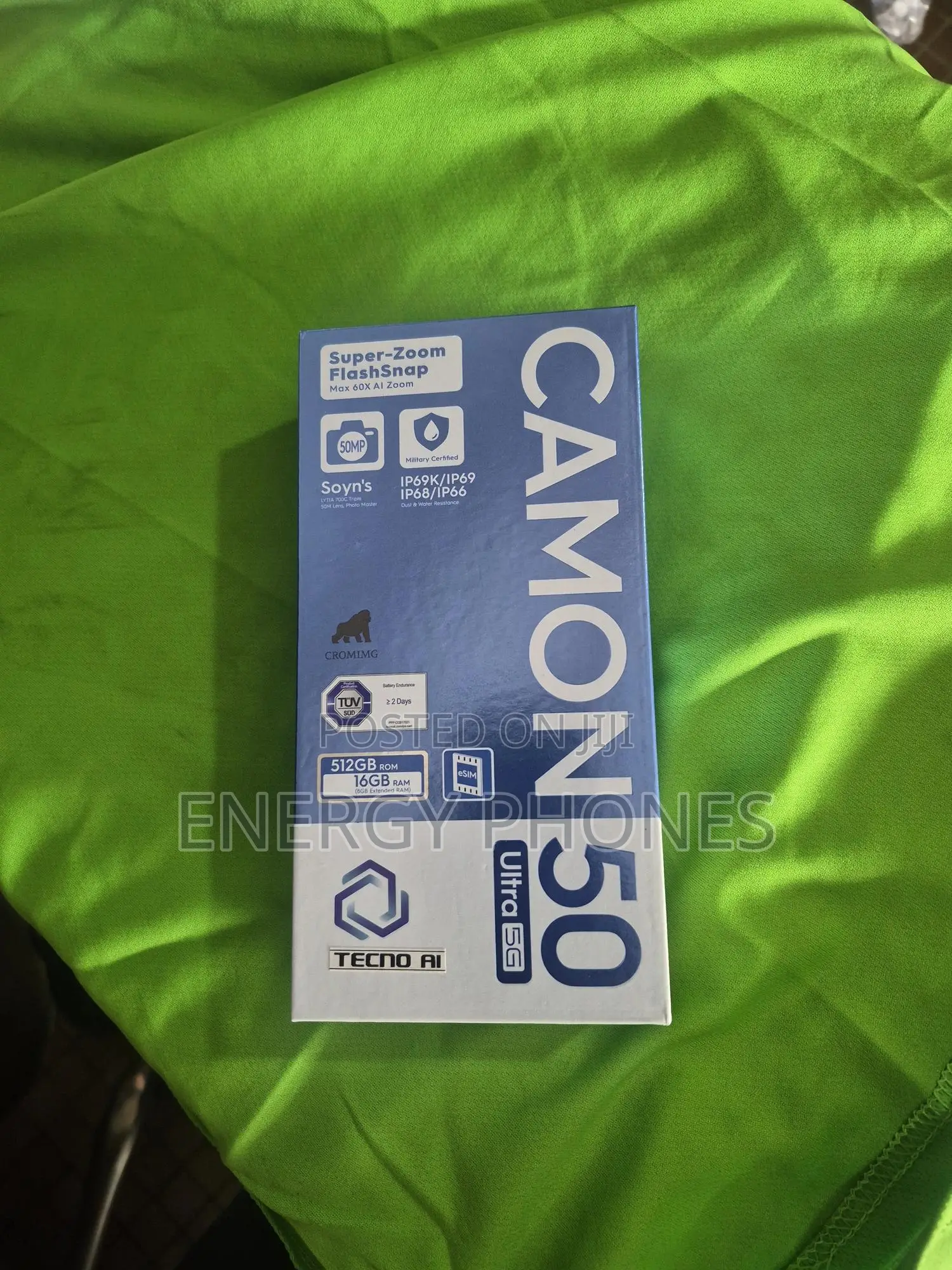 New Tecno Camon 50 Ultra 512 GB Black