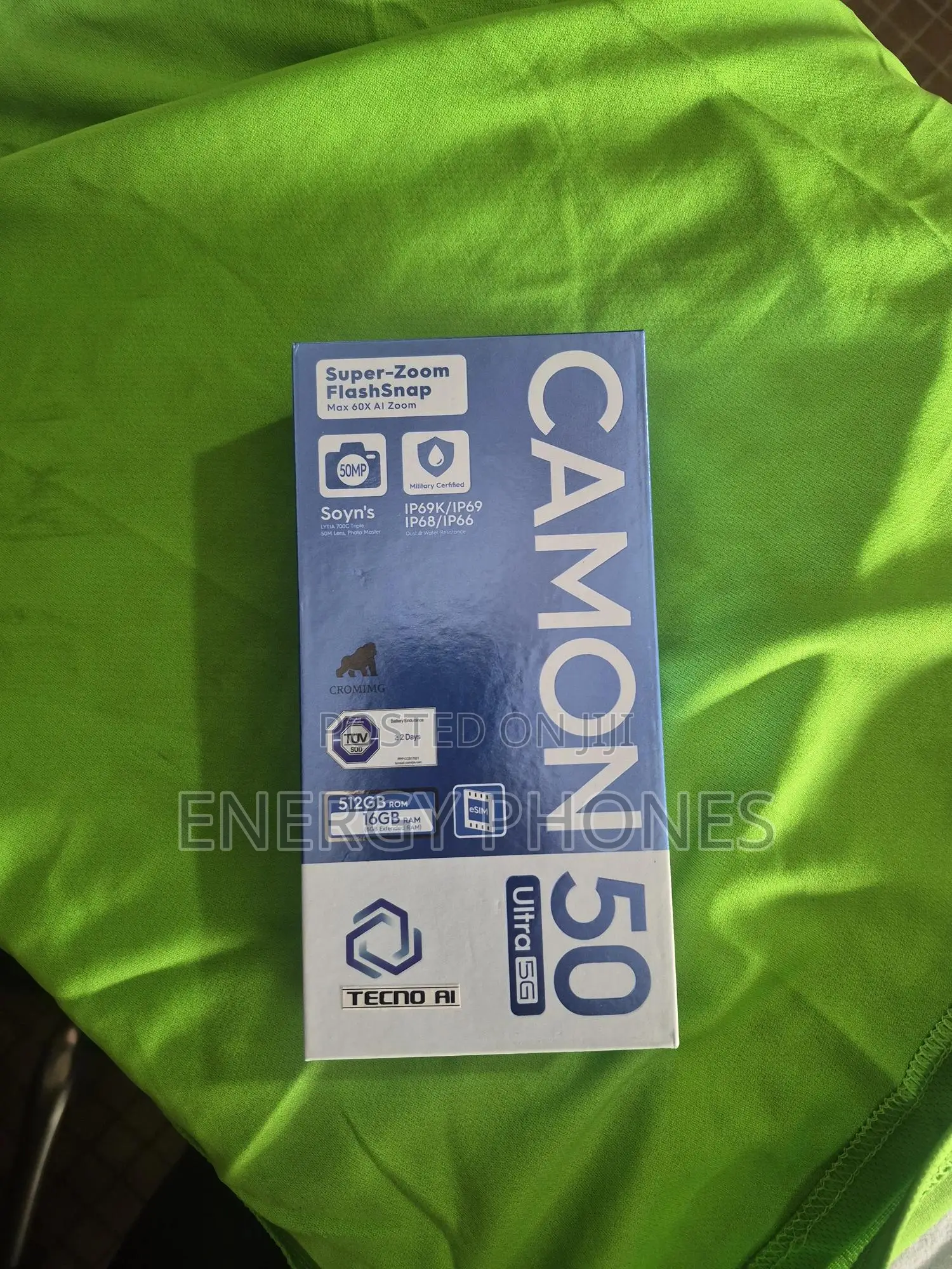 New Tecno Camon 50 Ultra 512 GB Black