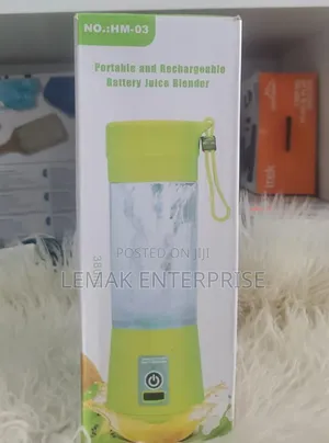 Portable and Rechargeable Battery Juice Blender