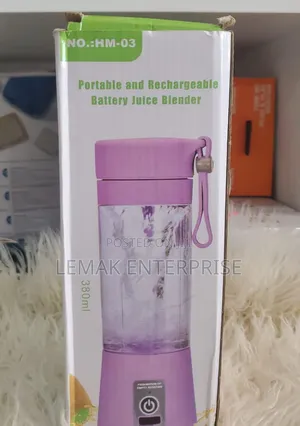 Portable and Rechargeable Battery Juice Blender