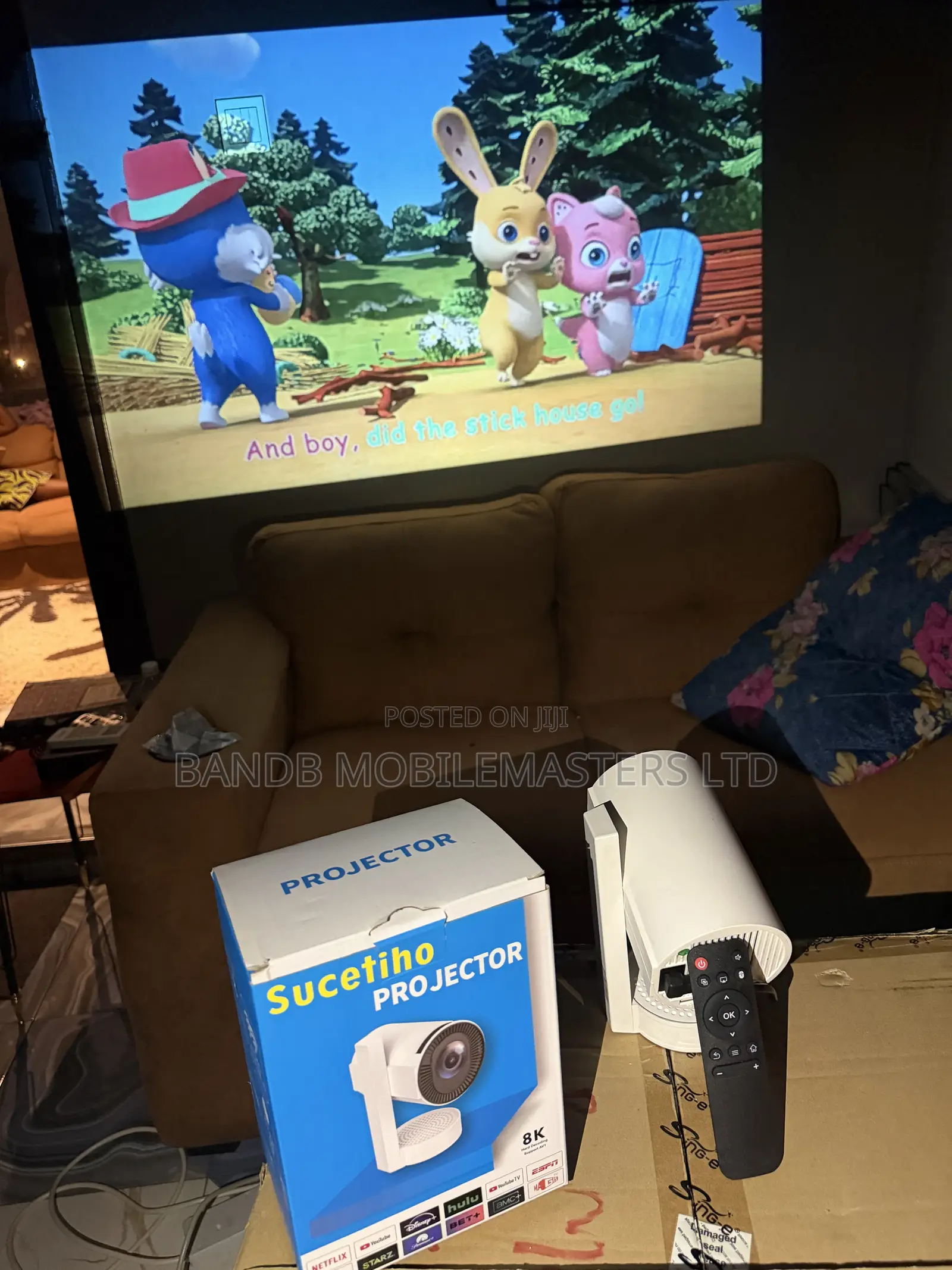 Smart Projector 8K– Netflix, YouTube & More