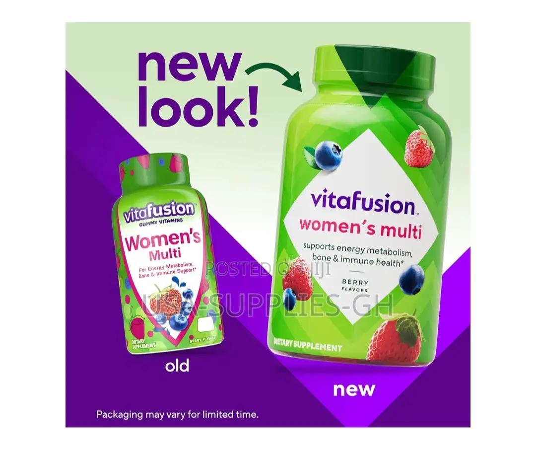 Vitafusion Women's Multivitamin Gummy | Berry Fla |120 Counts From USA