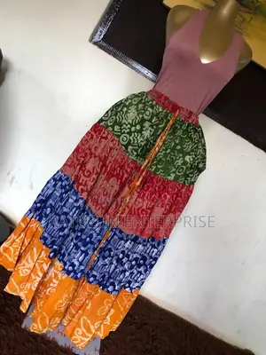 Adire Max Skirt, Free Size
