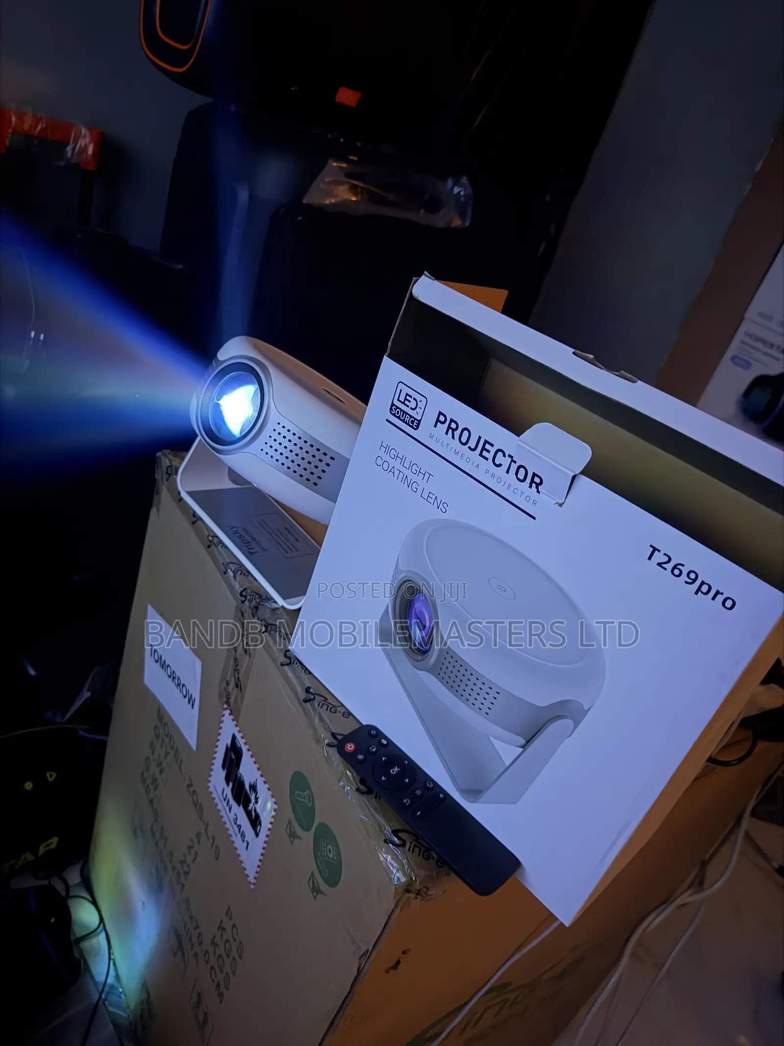 T269 Pro Smart Projector – Netflix, YouTube, WiFi, HDMI | Brand New