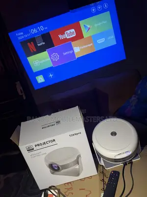 T269 Pro Smart Projector – Netflix, YouTube, WiFi, HDMI | Brand New
