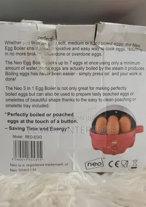 Neo 3-in-1 Electric Egg Boiler From Uk