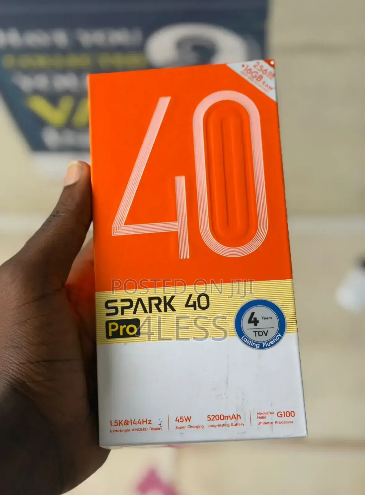 New Tecno Spark 40 Pro 256 GB Black