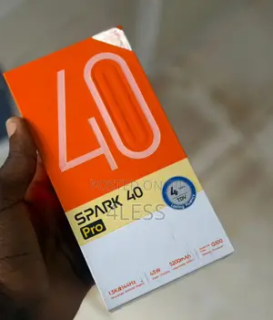 New Tecno Spark 40 Pro 256 GB Black
