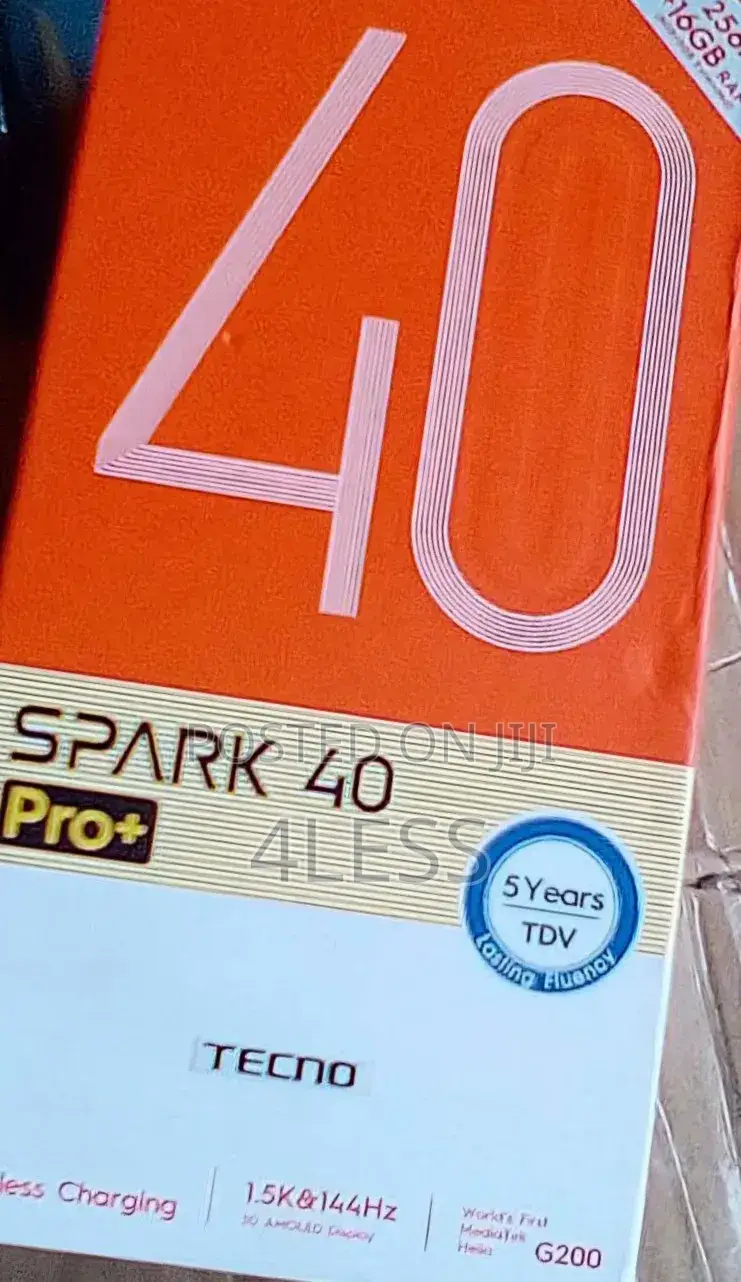 New Tecno Spark 40 Pro+ 256 GB Blue
