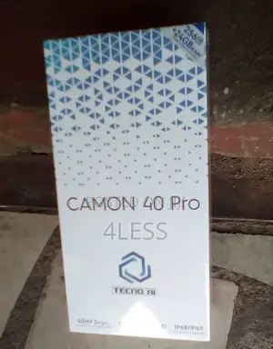 New Tecno Camon 40 Pro 5G 256 GB Black