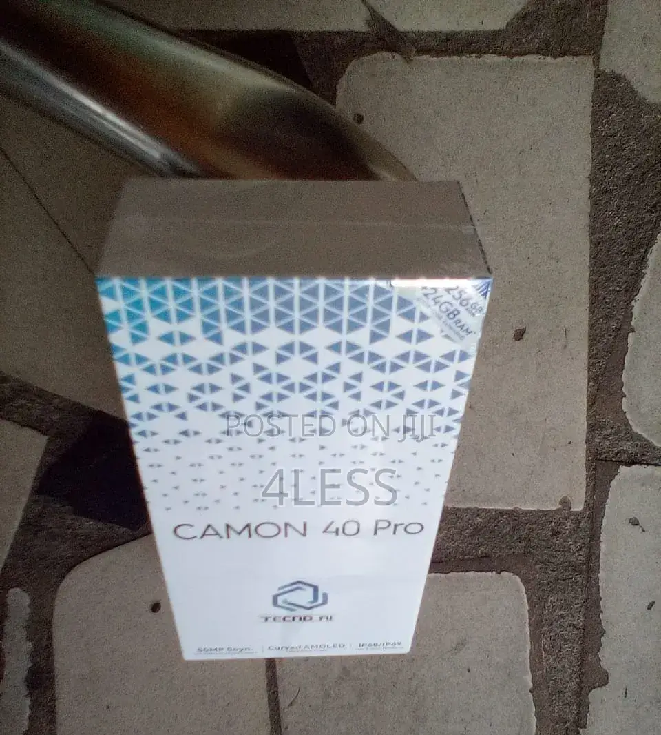 New Tecno Camon 40 Pro 5G 256 GB Black