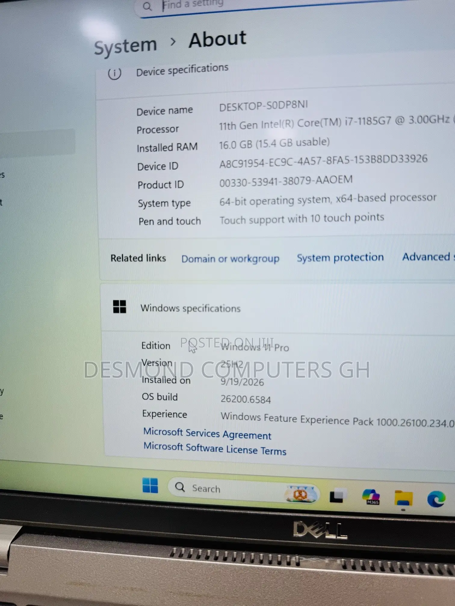 Laptop Dell Latitude 5420 16GB Intel Core i7 SSD 256GB