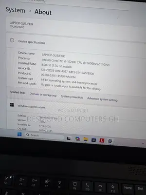 Laptop Lenovo ThinkPad X1 Carbon 8GB Intel Core i5 SSD 256GB