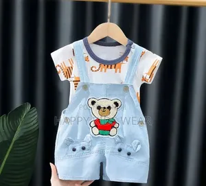 2pcs Pinafore Dress