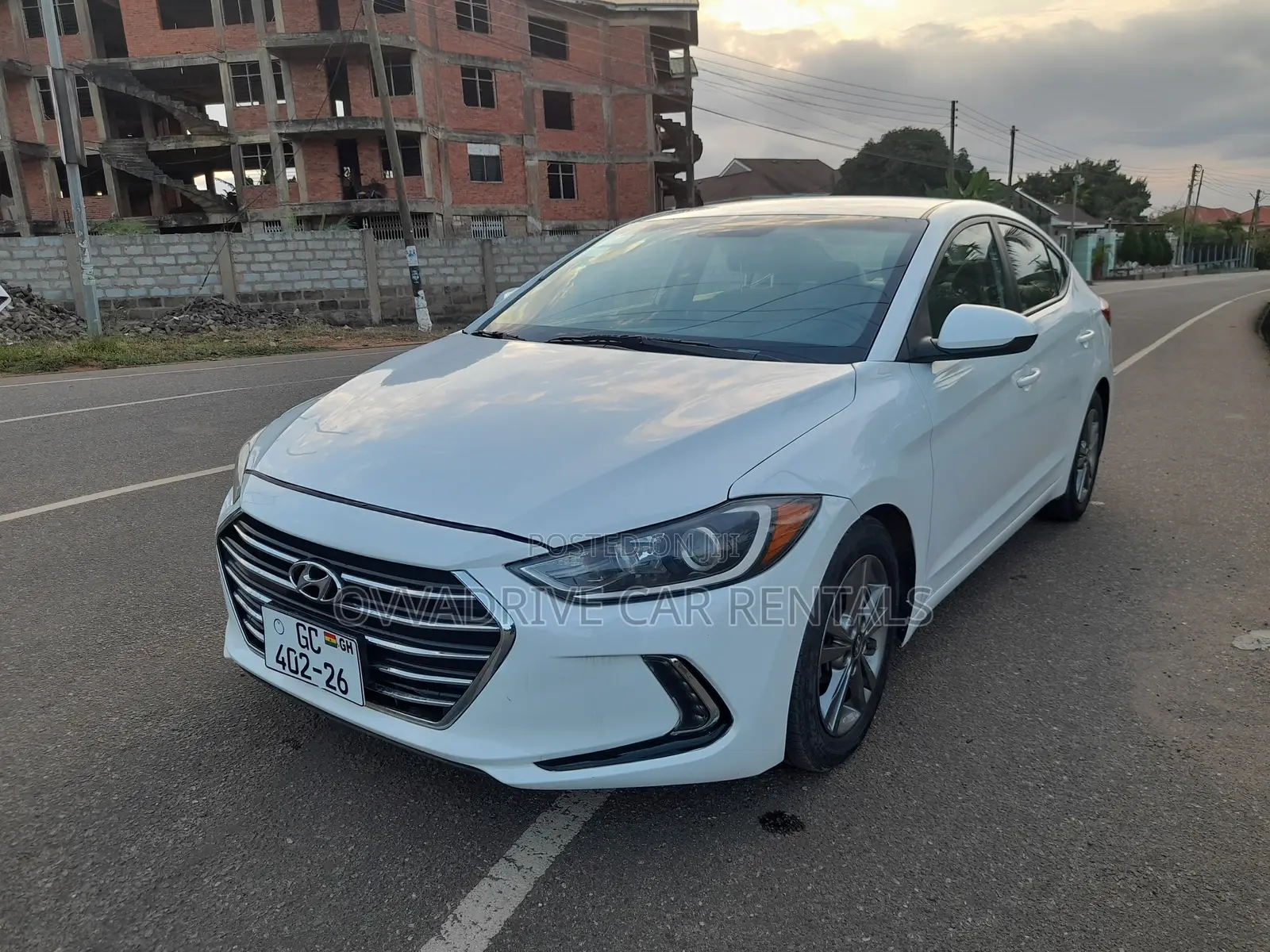 Car Rentals - Hyundai Elantra (Self Drive / Chauffeur)