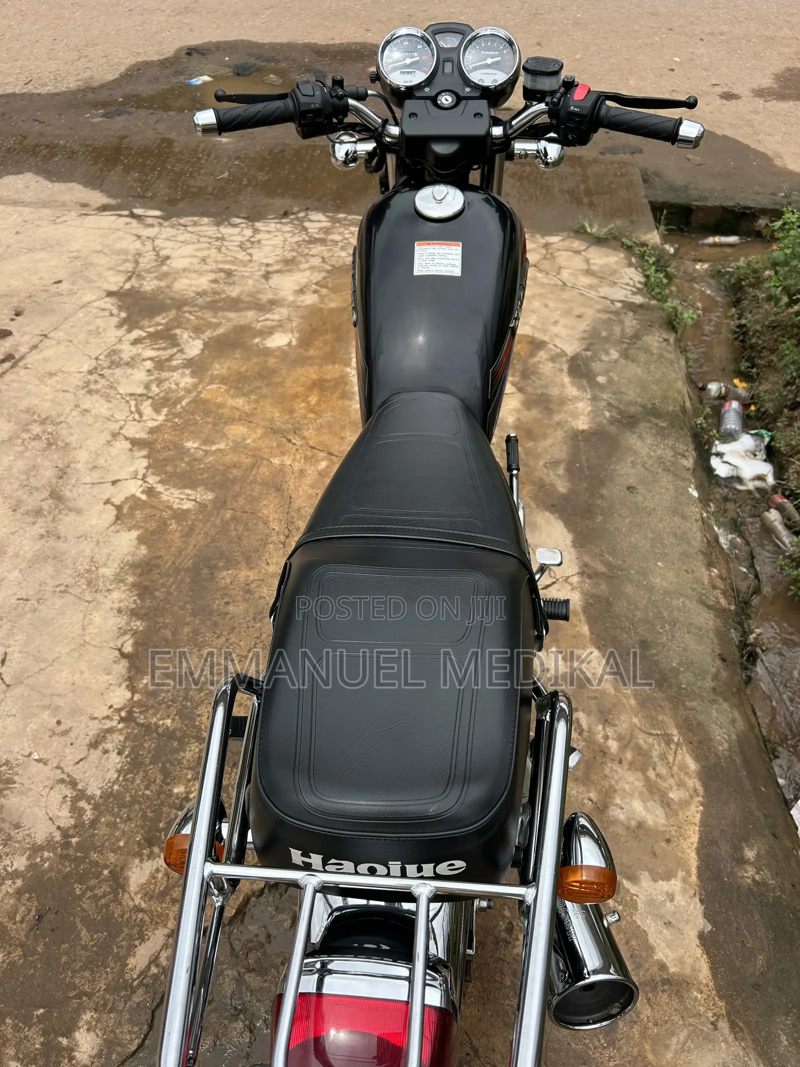 Haojue HJ125-8K 2023 Black