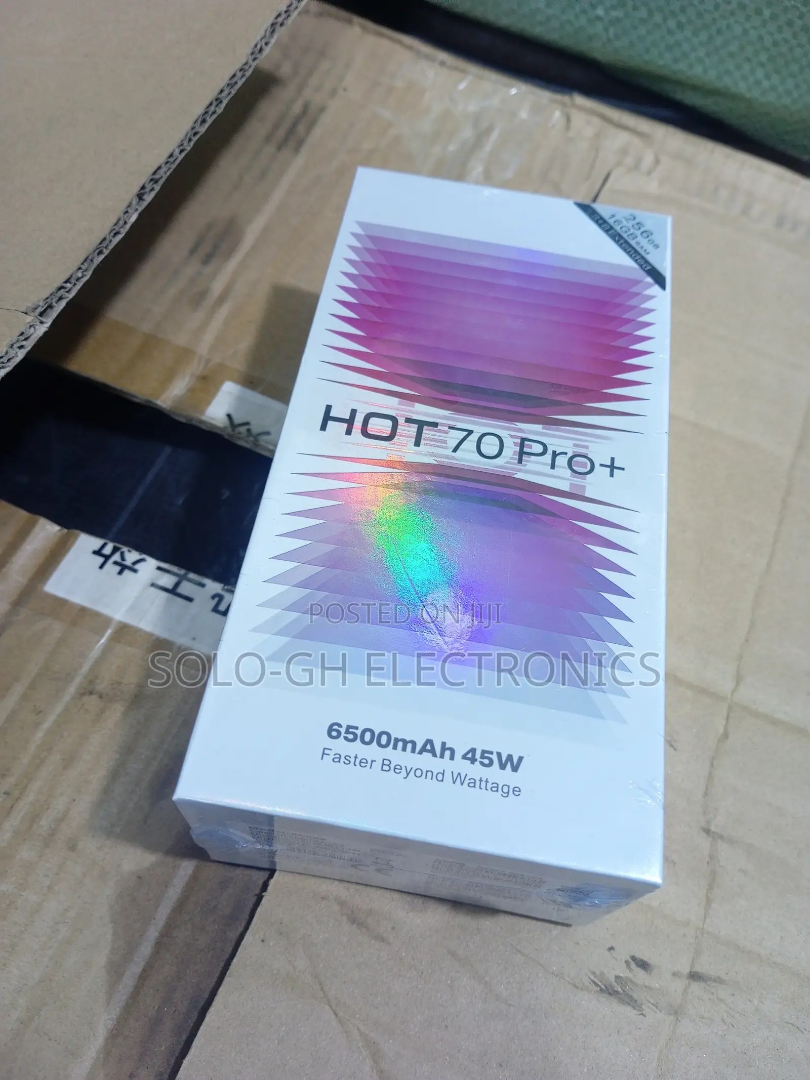New Infinix Hot 70 Pro 5G+ 256 GB Black