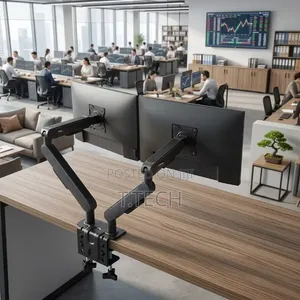 Double Arm Monitor Stand