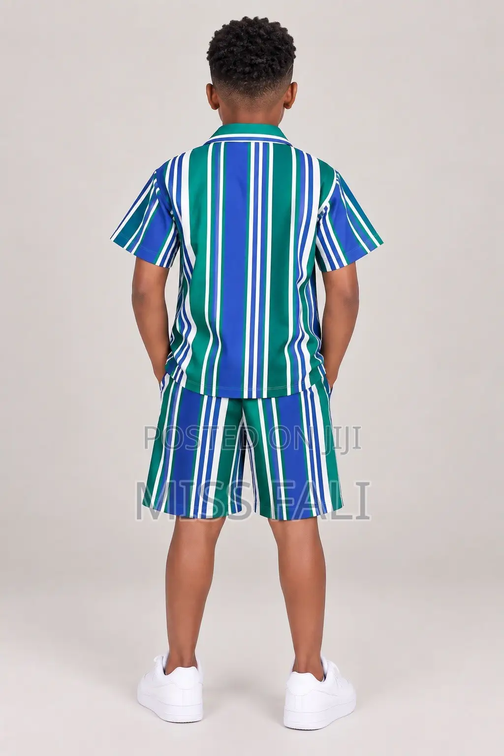 Blue and Green Stripe Co-Ords. 12-14Years