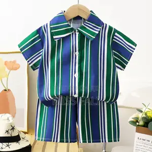 Blue and Green Stripe Co-Ords. 12-14Years