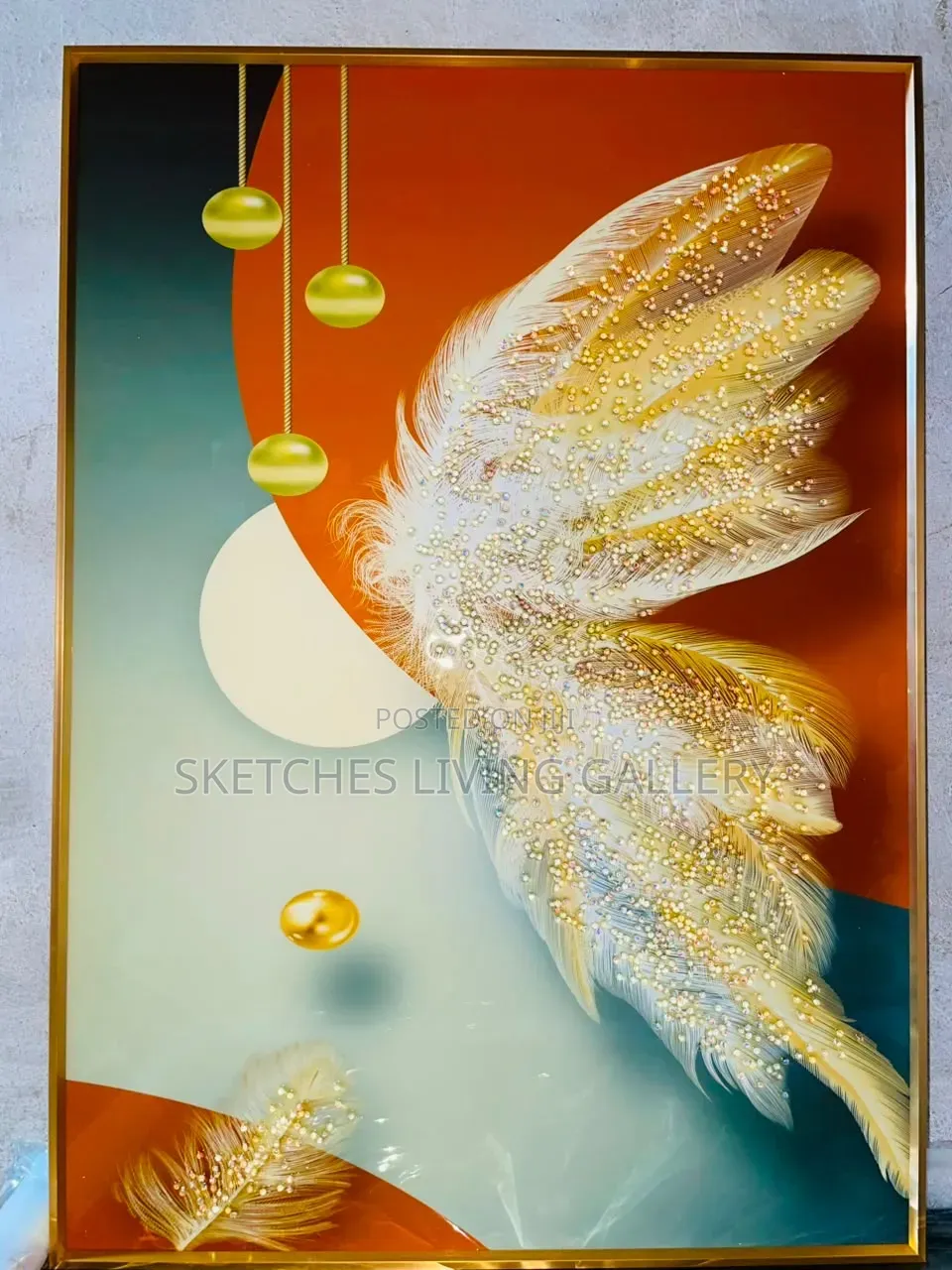Premium Crystal Wall Portrait Decor